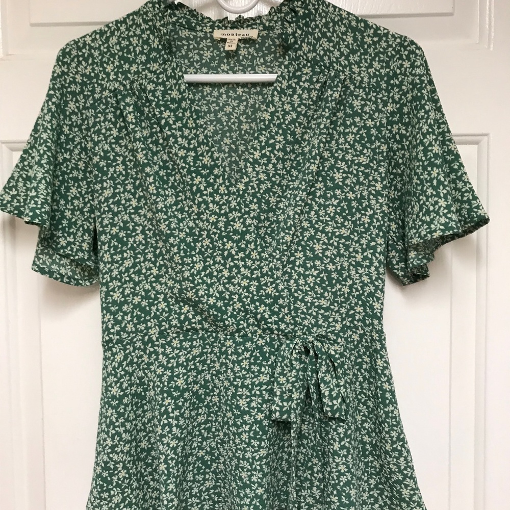 Tie Waist Floral Top